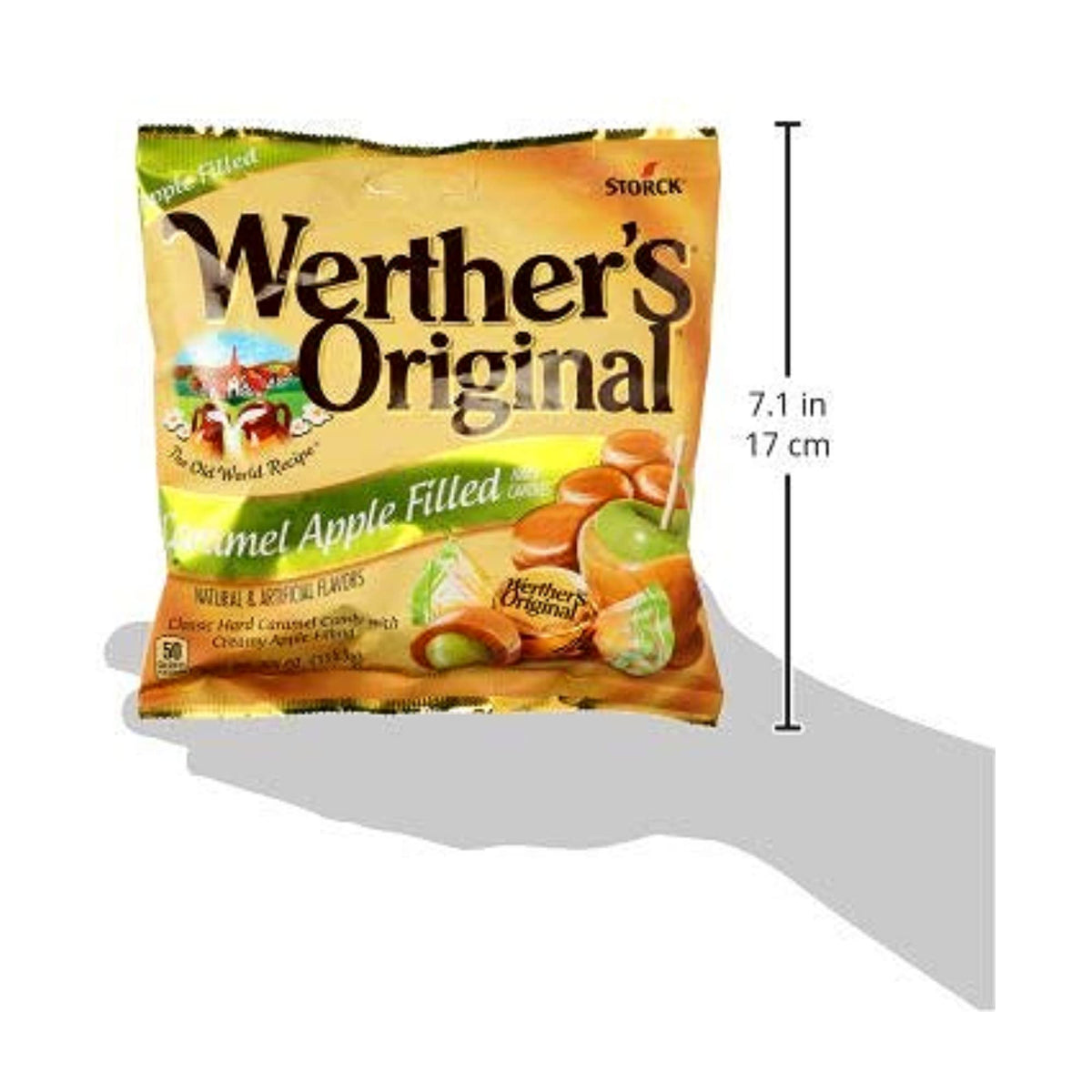 Werther's Original Sugar Free Hard Candies 1.46 Oz (3 Pack)