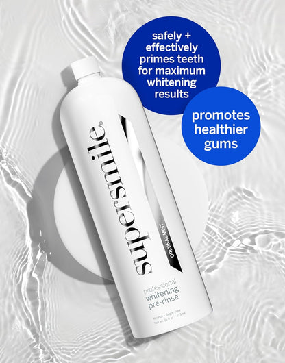 Supersmile Whitening Pre-Rinse, Original Mint, Alcohol-Free, 16 Fl Oz
