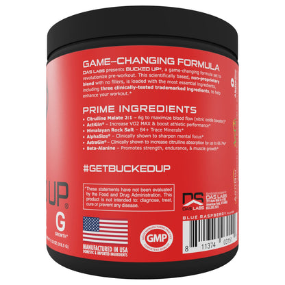 Bucked Up Pre Workout 6 Grams Citrulline, 2 Grams Beta Alanine, and 3 Other Registered