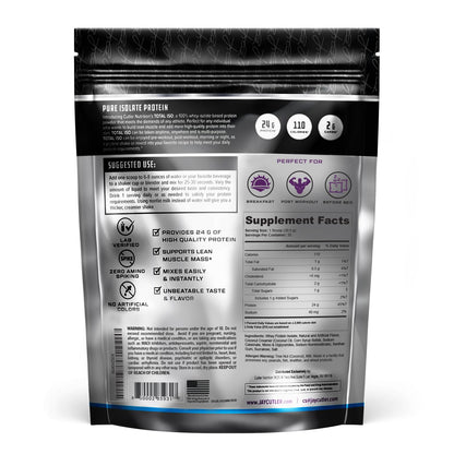 Cutler Nutrition Total ISO Whey Isolate Protein Powder: Best Tasting Whey Protein Shake
