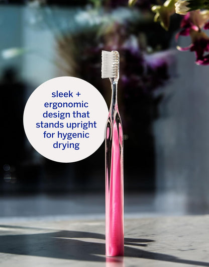 Supersmile Crystal Collection Toothbrush, Pink Diamond, Soft Bristles