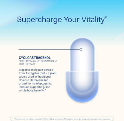 ProHealth Cycloastragenol Supplement, 10 mg per Serving | Science-Backed to Support Telomere Length, DNA Structure & Healthy Aging | Third-Party Tested for Purity & Quality