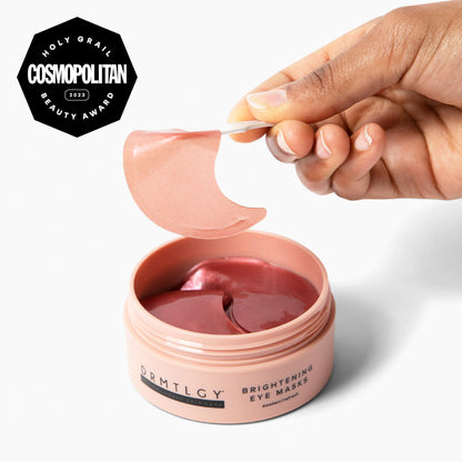 DRMTLGY Brightening Eye Masks - Caffeine Eye Masks for Dark Circles and Puffiness