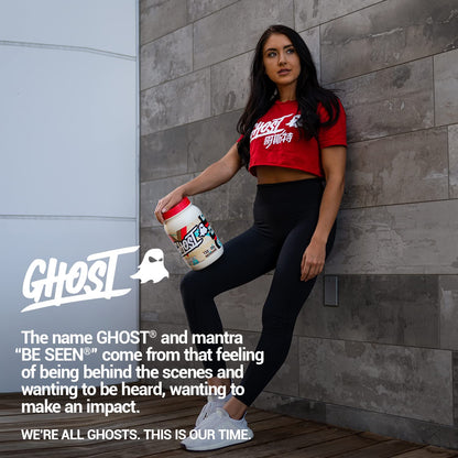 GHOST Whey Protein Powder, Cinnabon - 2LB, 25G of Protein - Cinnamon Roll Flavored Isolate, Concentrate & Hydrolyzed Whey Protein Blend - Post Workout Shakes - Soy & Gluten Free