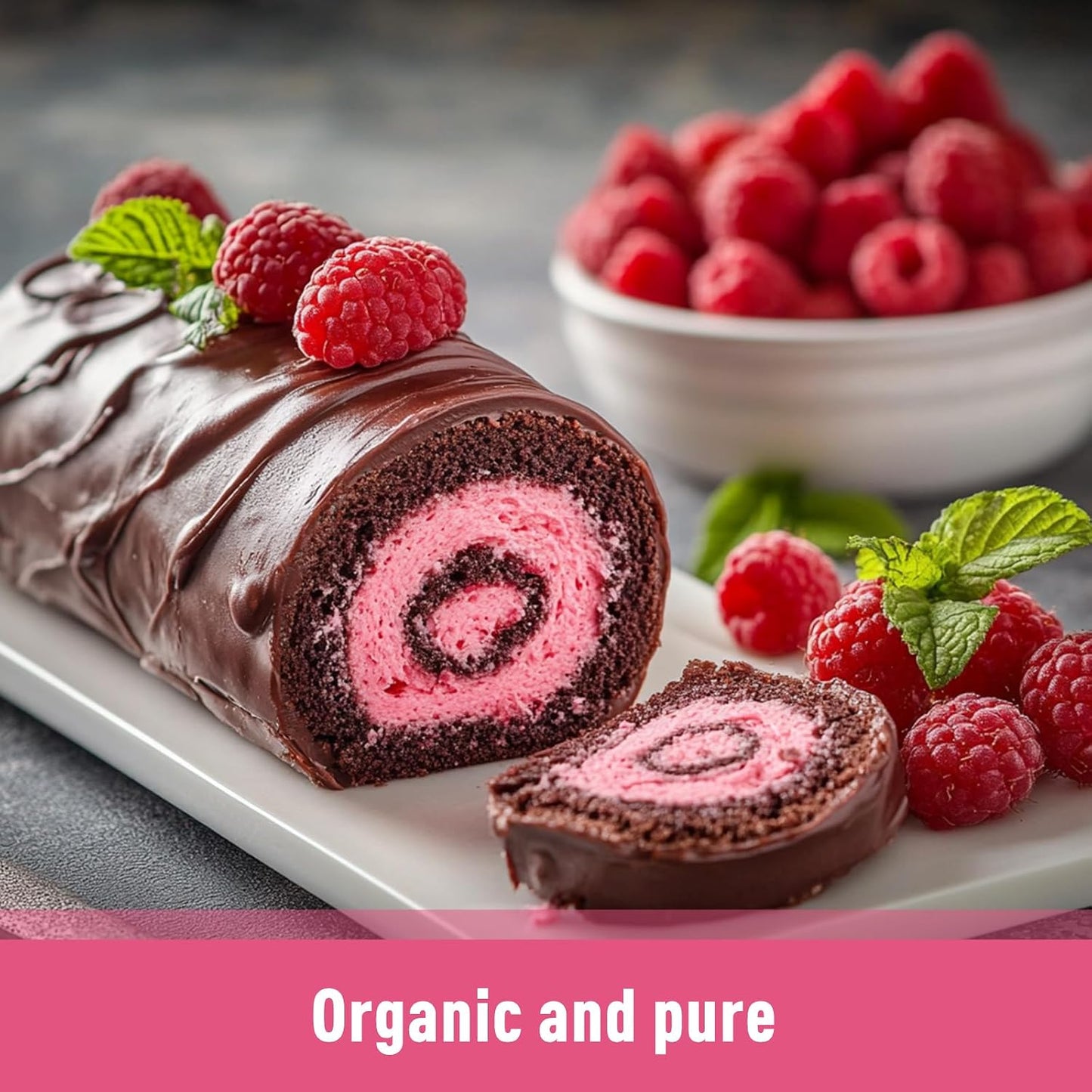Unleash’d Organic Organic Raspberry Juice Powder 16oz – 100% Pure Superfood, Antioxidant-Rich & Nutrient-Dense