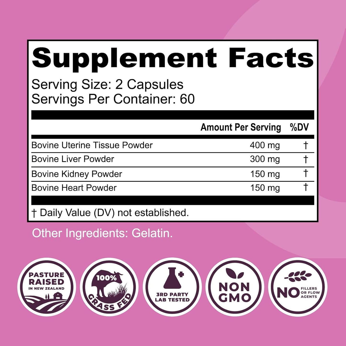 Left Coast Performance Hydrolyzed Multi Collagen Peptides Capsules & Beef Organ Supplement for Women - Bovine Wellness Bundle for Women's Gut Health Energy Hormone Balance and Immune Support