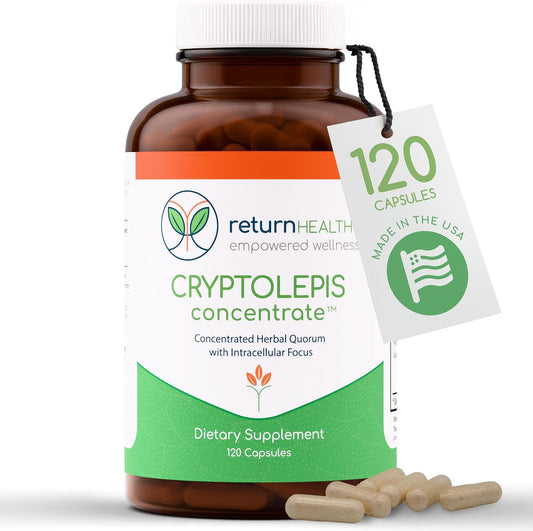 Cryptolepis Concentrate, Immune Support with Cryptolepis Sanguinolenta for Immunity Boost, Concentrated Herbal Supplements, Antioxidant & Health Supplement, 120 Capsules