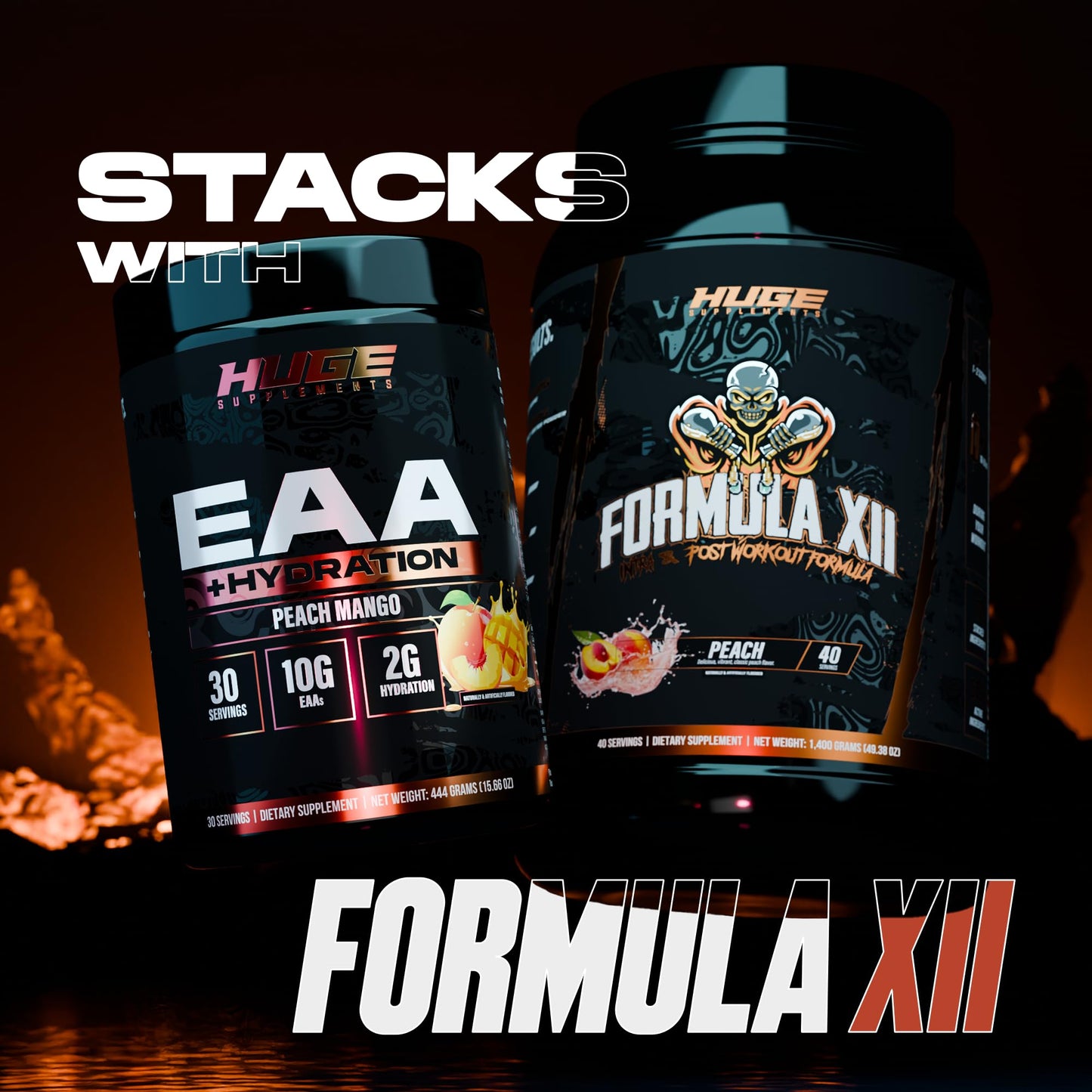 Huge EAA + Hydration, Essential Amino Acids Powder, EAAs & BCAAs, Intra & Post Workout Recovery Powder, Muscle Growth, Recovery & Performance, 10g EAAs & Electrolytes, Kiwi Blueberry, 30 Servings