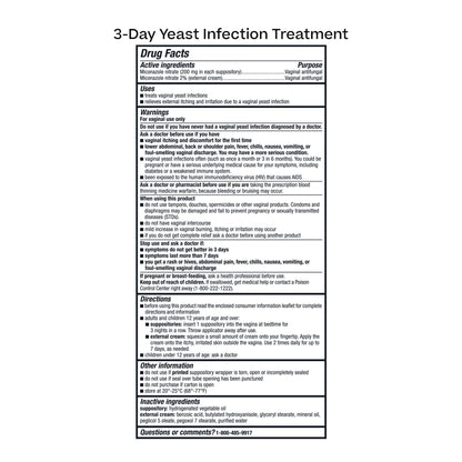 Stix 3-Day Yeast Infection Treatment for Women - Relieves External Itching & Irritation