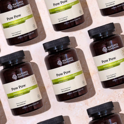Nature's Sunshine Paw Paw Cell-Reg, 180 Capsules | Contains over 50 Acetogenins to Modulate ATP Production and Blood Supply
