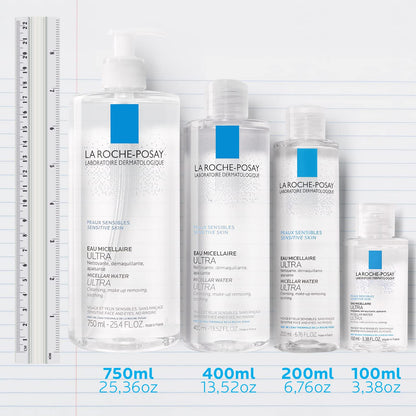 La Roche-Posay Micellar Cleansing Water Facial Cleanser and Makeup