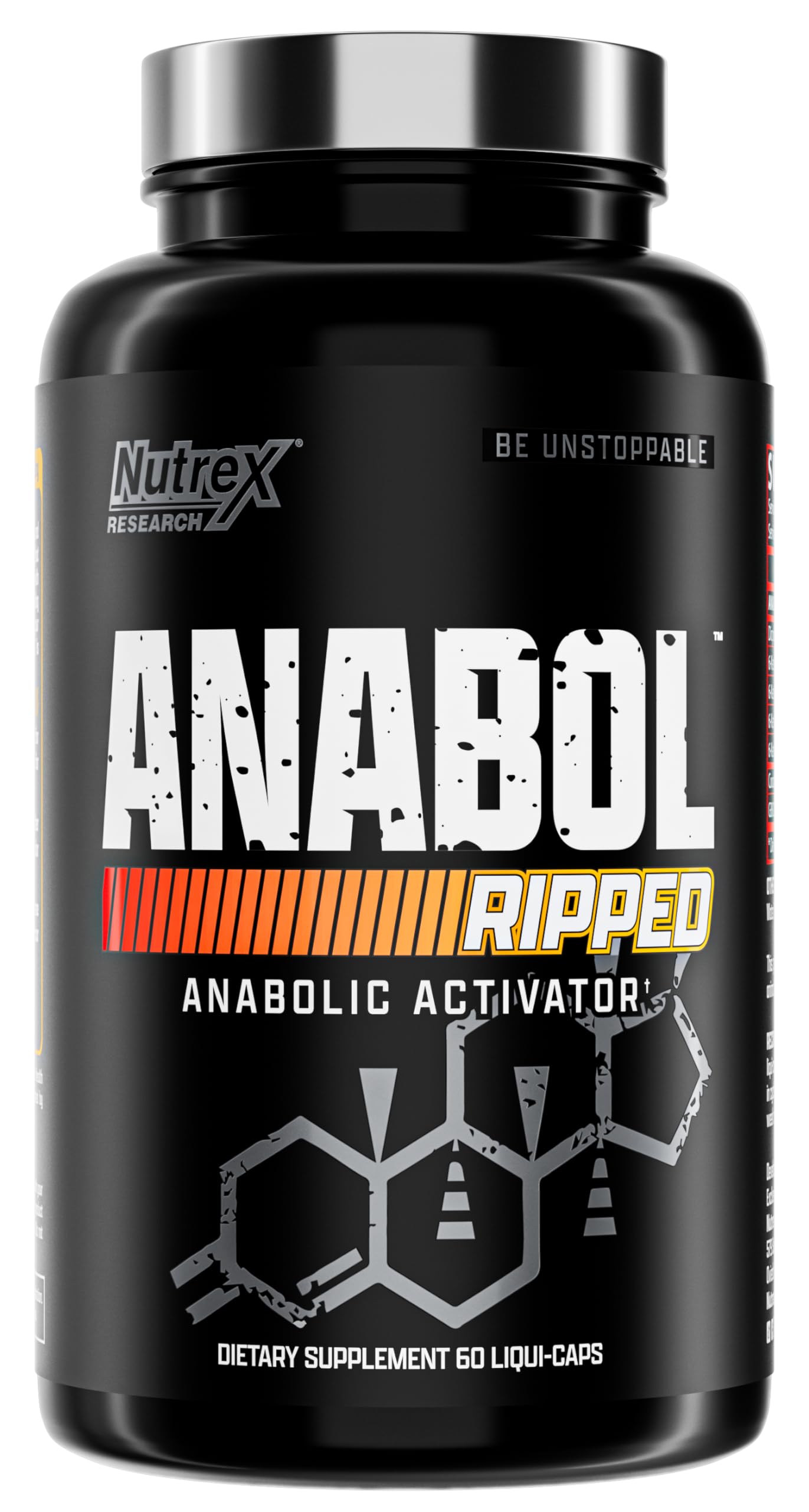 Nutrex Research Anabol Ripped Anabolic 2 in 1 Muscle Builder for Men Muscle Growth Supplements Shredding Formula Recovery Thermogenic Support Lean Physique 60 Count
