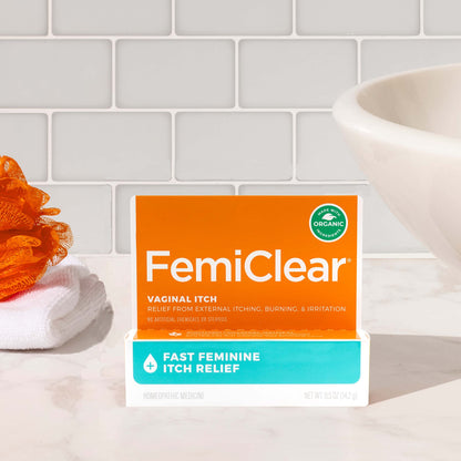 FemiClear Vaginal Itch Relief | Fast Feminine Itch Relief | Made With All-Natural & Organic Ingredients