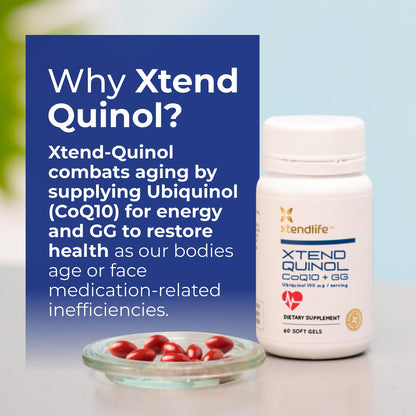 Xtendlife CX8 Heart Health Supplement for Cardiovascular Support, Circulation, and Arterial Health - with Vitamin K2 MK7, D3, Tocotrienols, and Sea Buckthorn-30 Day Supply
