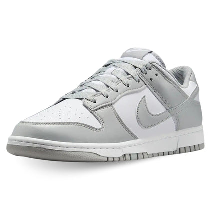 Retro Nike Dunk Low Men's Trainers in White Light Smoke Grey, Size 10.5 by Nike
