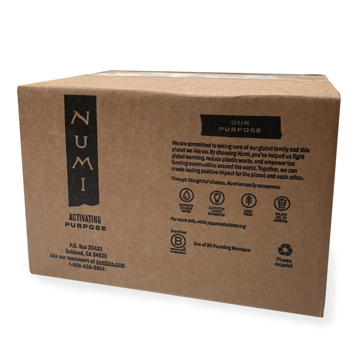 Numi Organic Ginger Lemon Tea, 100 Tea Bags, Organic Decaf Green Tea, Ginger