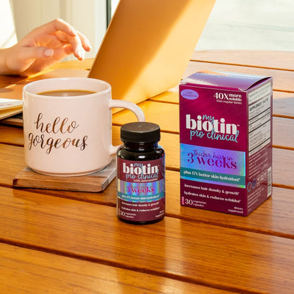 Purity Products MyBiotin ProClinical – Thicker Hair in 3 Weeks & Fights Wrinkles - MB40X