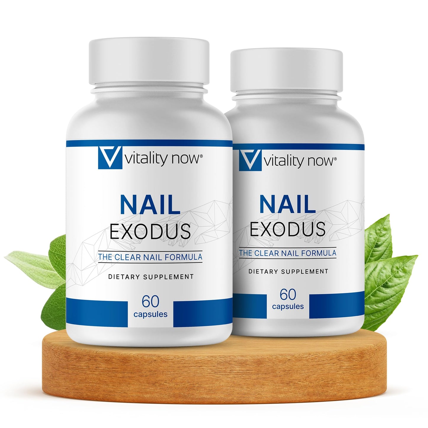 Nail Exodus - Vitality Healthy Nails - Premium Formula for Healthier Feet - 60 Capsules