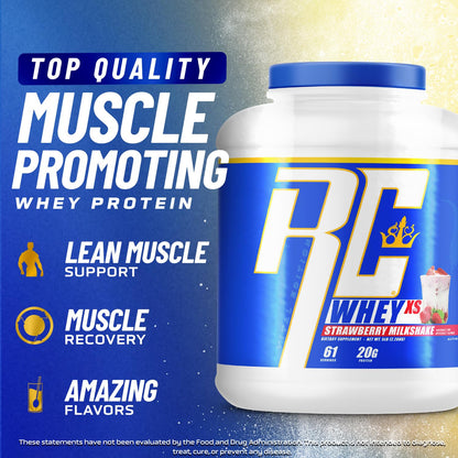 Ronnie Coleman Signature Series Whey XS Protein Powder, Pre Workout Shake Mix