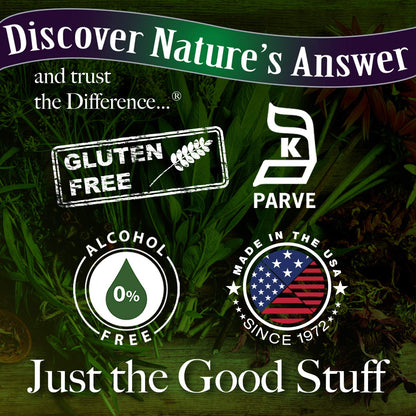 Nature's Answer Red Clover Extract Supplement Alcohol Free 1 Oz (Pack of 4) | Natural Mood Support