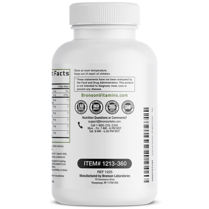 Bronson Liver Detox Advanced Detox & Cleansing Formula 60 Capsules | Liver Health Support with Milk Thistle, Dandelion Extract, Turmeric, Artichoke Leaf & Beet Root, Non-GMO, Soy-Free