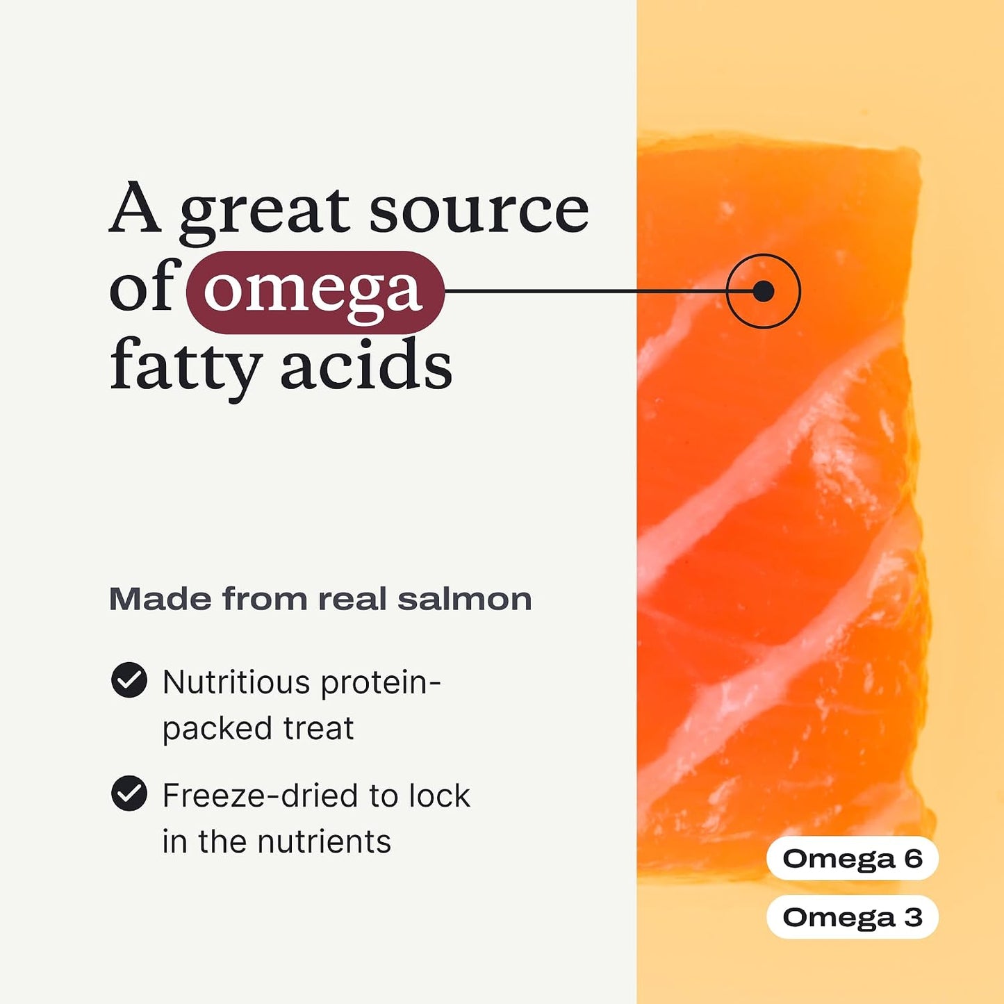 PetLab Co. Wild Caught Salmon Bites for Dogs, Freeze-Dried | 100% wild caught, single-ingredient salmon to support skin, coat and overall wellness, grain-free