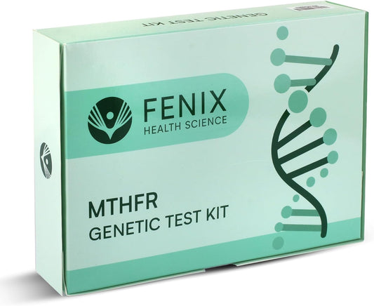 MTHFR Gene Test Kit: At-Home DNA Folate, Methylation, COMT Analysis & Genetic Health Insights – Easy Cheek Swab