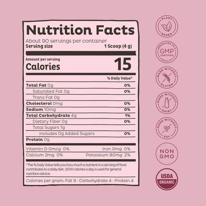 KOS Organic Beet Root Powder - USDA Certified, Nitric Oxide Booster, Non-GMO, Gluten