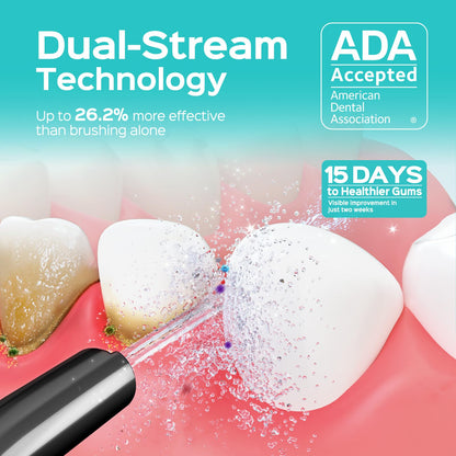 COSLUS ADA Accepted C50 Water Dental Flosser, 4 Modes 5 Power Levels, Pink