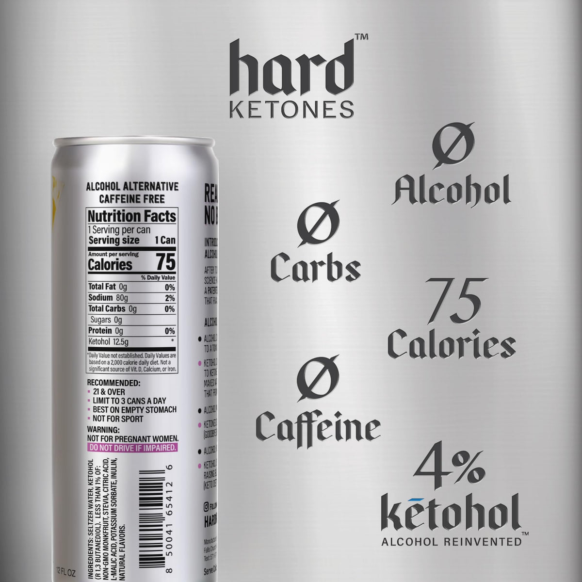 Hard Ketones 36 Can Sampler | 12 Pack Ginger Mule, 12 Pack G&T and 12 Pack Pina