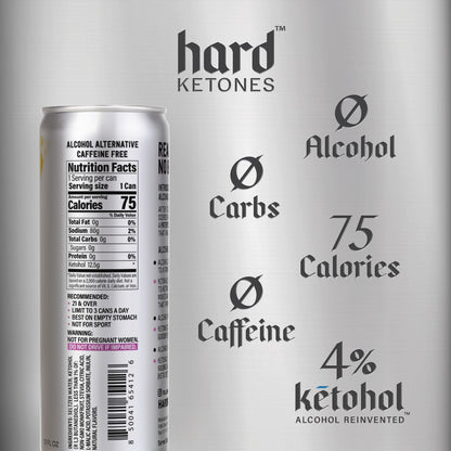 Hard Ketones 36 Can Sampler | 12 Pack Ginger Mule, 12 Pack G&T and 12 Pack Pina