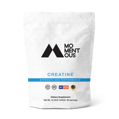 Momentous Creatine, Creapure Performance Creatine Monohydrate Powder 5 Grams 