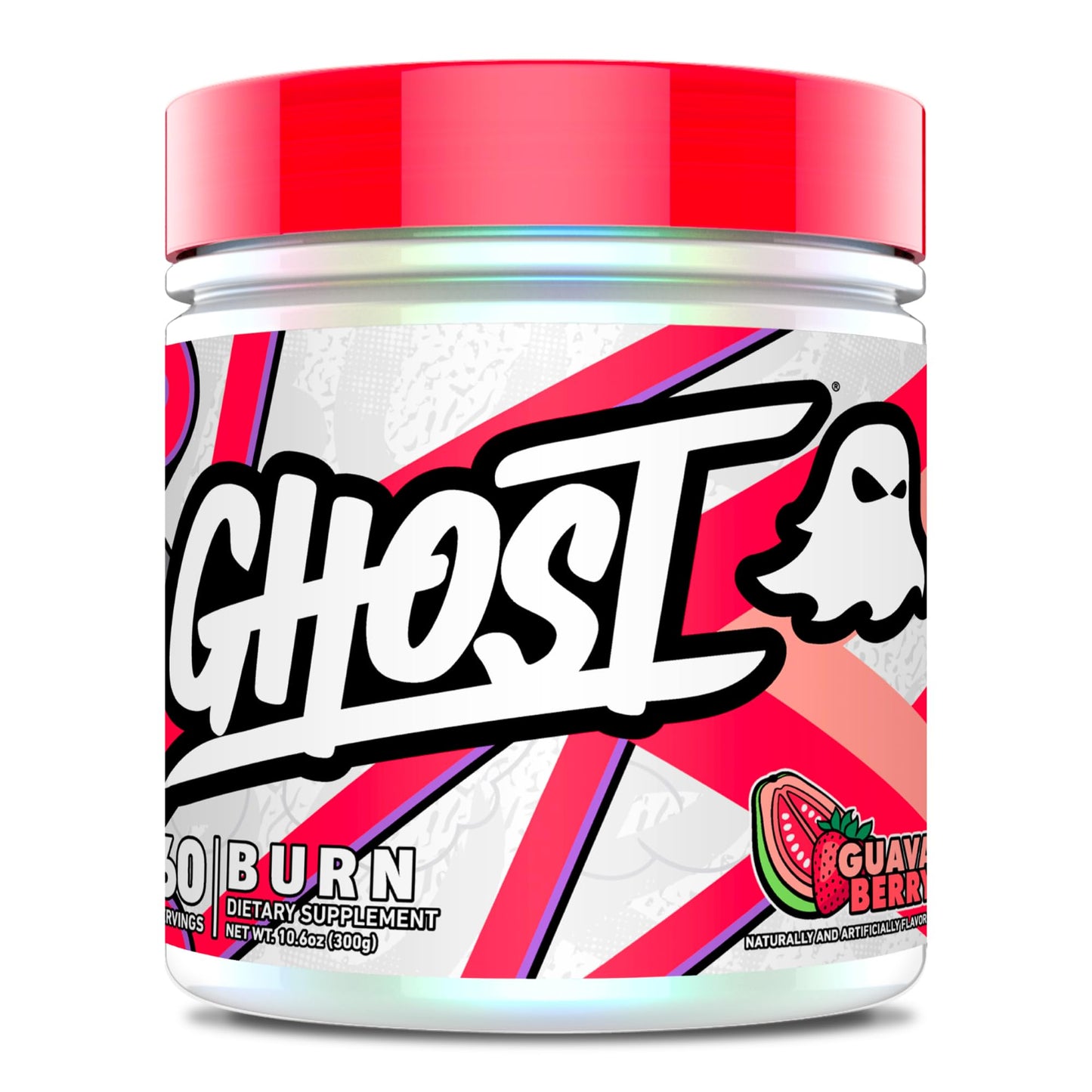GHOST Burn Weight Management Powder, Kiwi Strawberry (60 Servings) - Metabolism & Energy Support Supplement for Men & Women - Natural Caffeine, L-Carnitine & L-Tyrosine - Soy & Sugar-Free, Vegan