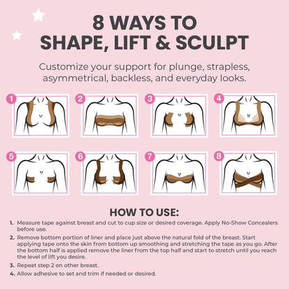 Hollywood Fashion Secrets Body Contour Tape