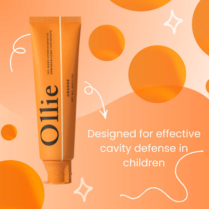 Ollie Fluoride Free 10% Nano Hydroxyapatite Toothpaste, Clean Mint, 1 Pack