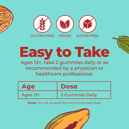 MARYRUTH'S Kids Vitamins | Multi | Sugar Free | 2 Month Supply | Kids Multivitamin Gummies for Ages 2+ | Vegan | Only 1 Gummy a Day | 60 Count