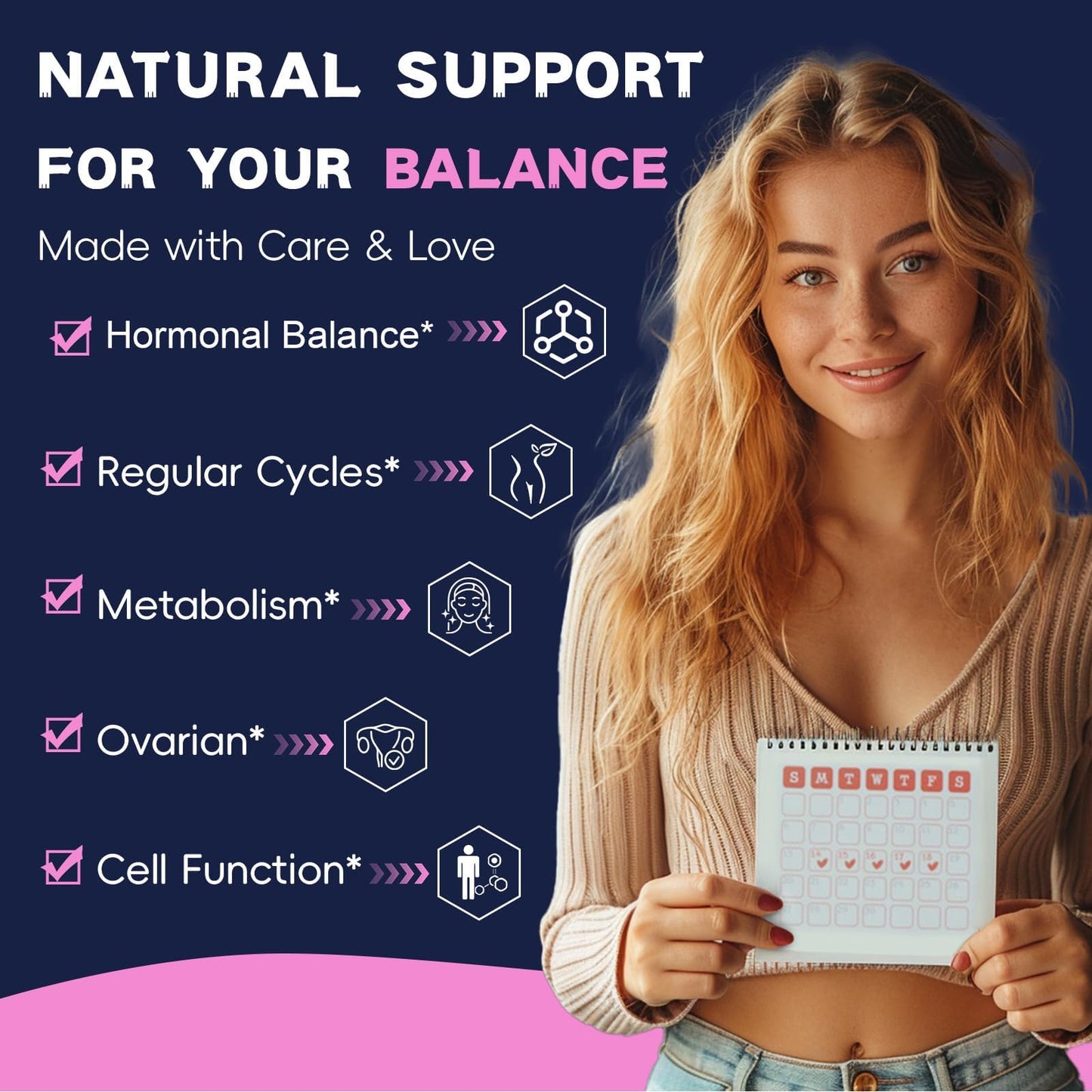 Totaria Myo-Inositol & D-Chiro Inositol Supplement Capules 3075mg, Plus Multivitamin Vitamin D3, Folate, Ideal 40:1 Ratio - Hormonal Balance for Women & Ovarian* Support | Vegan, Non GMO - 120 Caps