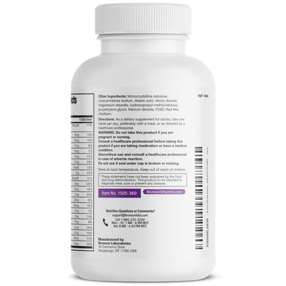 Bronson ONE Daily Women 50+ Complete Multivitamin Multimineral, 180 Tablets | Once-Daily, Targeted Nutrition For Active Women Over 50, Non-GMO, Gluten-Free, Soy-Free