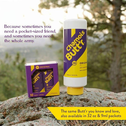 Chamois Butt'r Original Anti-Chafe Cream, 8 oz tube | For Cycling, Running & Active Lifestyles - Helps Prevent & Soothe Chafing, Non-Greasy, Easy Rinse, Skin-Friendly Formula