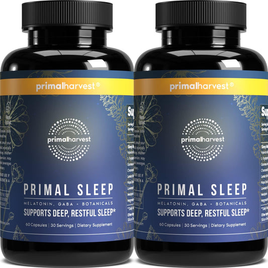 Primal Harvest Sleep - Daily Supplement, Gluten & Dairy Free, for Men & Women