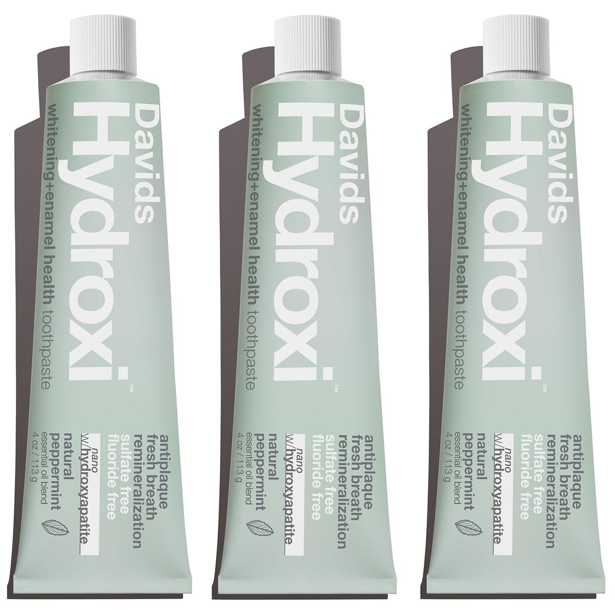Davids Nano Hydroxyapatite Toothpaste Sensitive + Whitening Peppermint 4oz