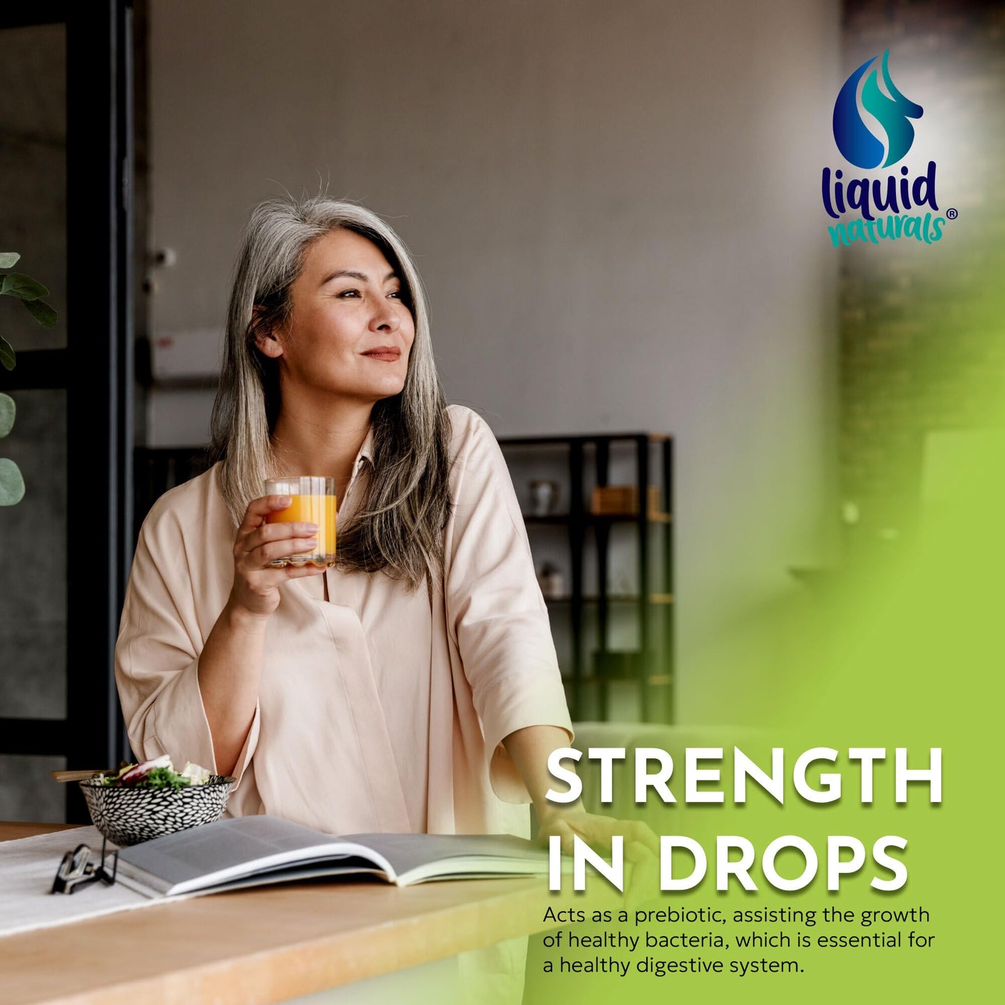 Irish Sea Moss Drops - Citrus Berry Flavor - 92+ Essential Minerals & Vitamins - Energy, Skin, Gut, Recovery - Bladderwrack and Burdock Root - 2 fl. oz