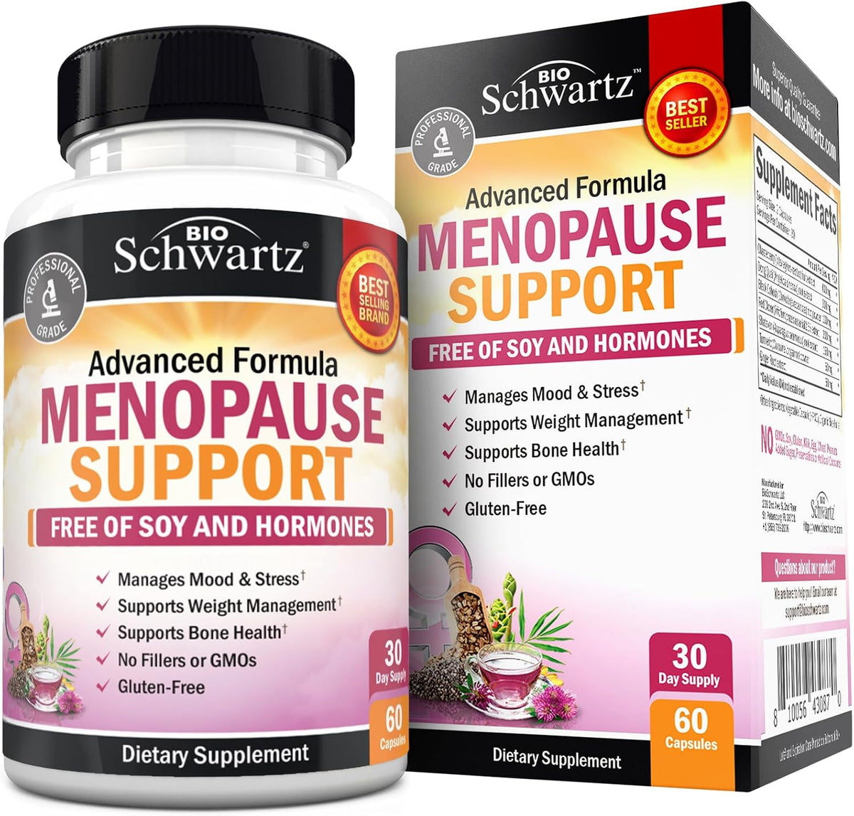 Herbal Menopause Support for Women - Supports Healthy Mood and Balance