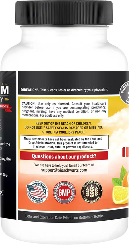BioSchwartz Vitamin C Complex Supplement - Vitamin C 1000mg Capsules