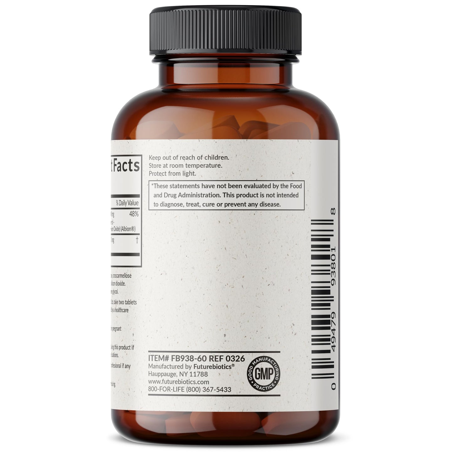 Futurebiotics Magnesium Glycinate + Ashwagandha, 60 Tablets | 2-in-1 Stress & Mood Support, High Absorption, Gentle On The Stomach, Non-GMO, Gluten Free, Soy Free