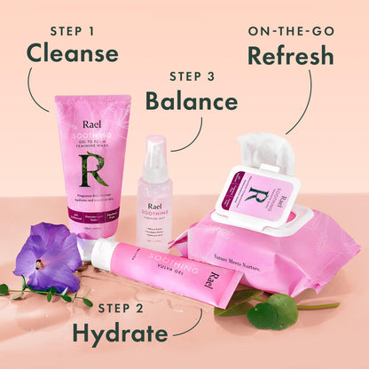 Rael Feminine Wipes, Soothing Wipes for Women - pH Balance, Clean Ingredients, All Skin Types