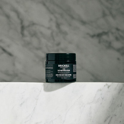 Brickell Men's Retinol Face Moisturizer Cream For Men, Anti-Wrinkle Face Night Cream with Retinol, Hyaluronic Acid, and Vitamin E To Reduce Fine Lines and Even Skin Tone, Fragrance-Free, 2 Ounce