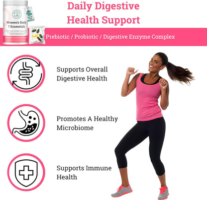 ALA & ALC Complex + Women’s Daily 7 Essentials Bundle | Energy, Metabolism, Cognitive Support, Hormone Balance, Digestion & Daily Wellness