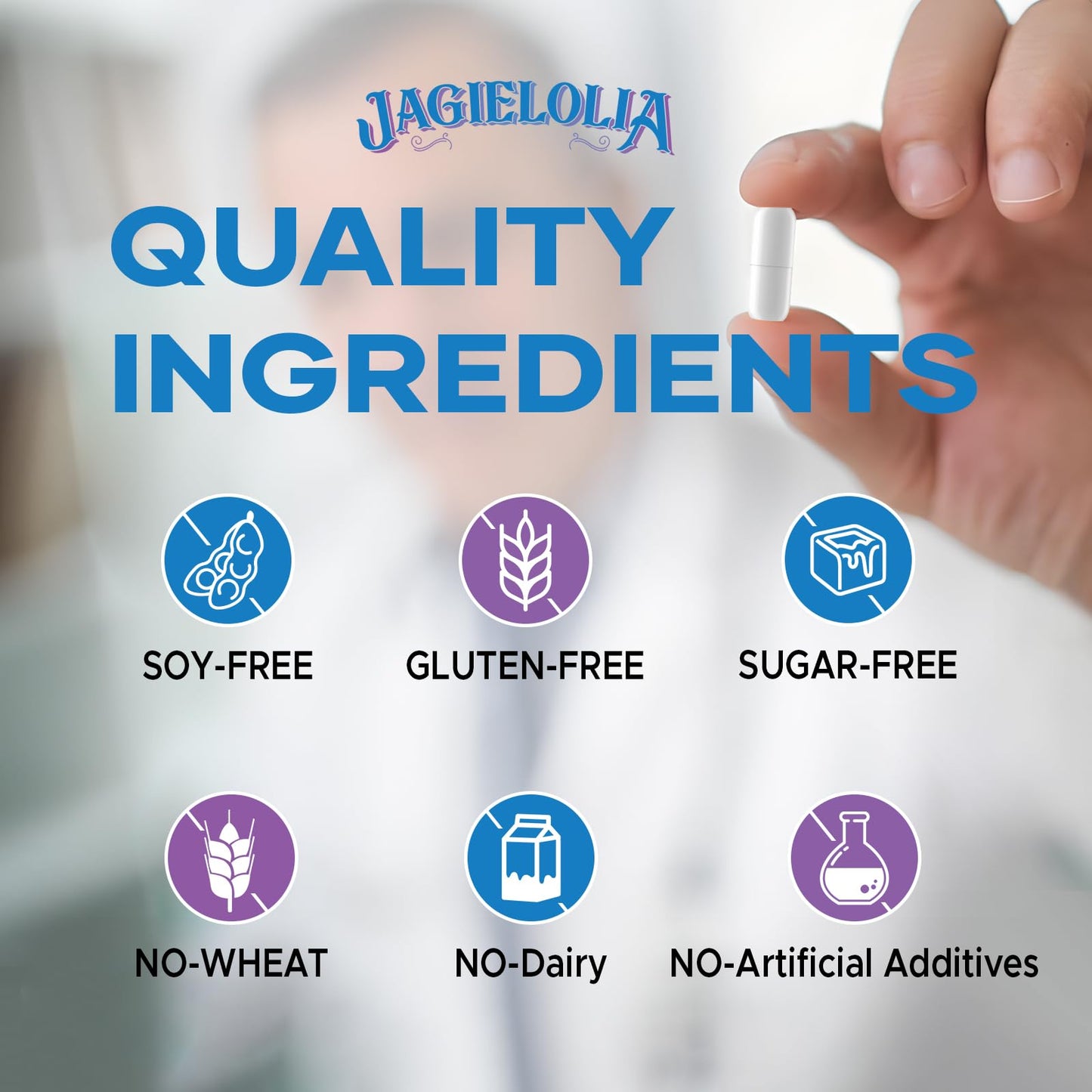 Jagielolia All-in-One Detox Binder Supplement 1500 MG - High Bioavailability, Liver Gut Detox Cleanse with Activated Charcoal, Zeolite & Bentonite Clay for Toxins, Liver, Digestive, 90 Vegan Capsules